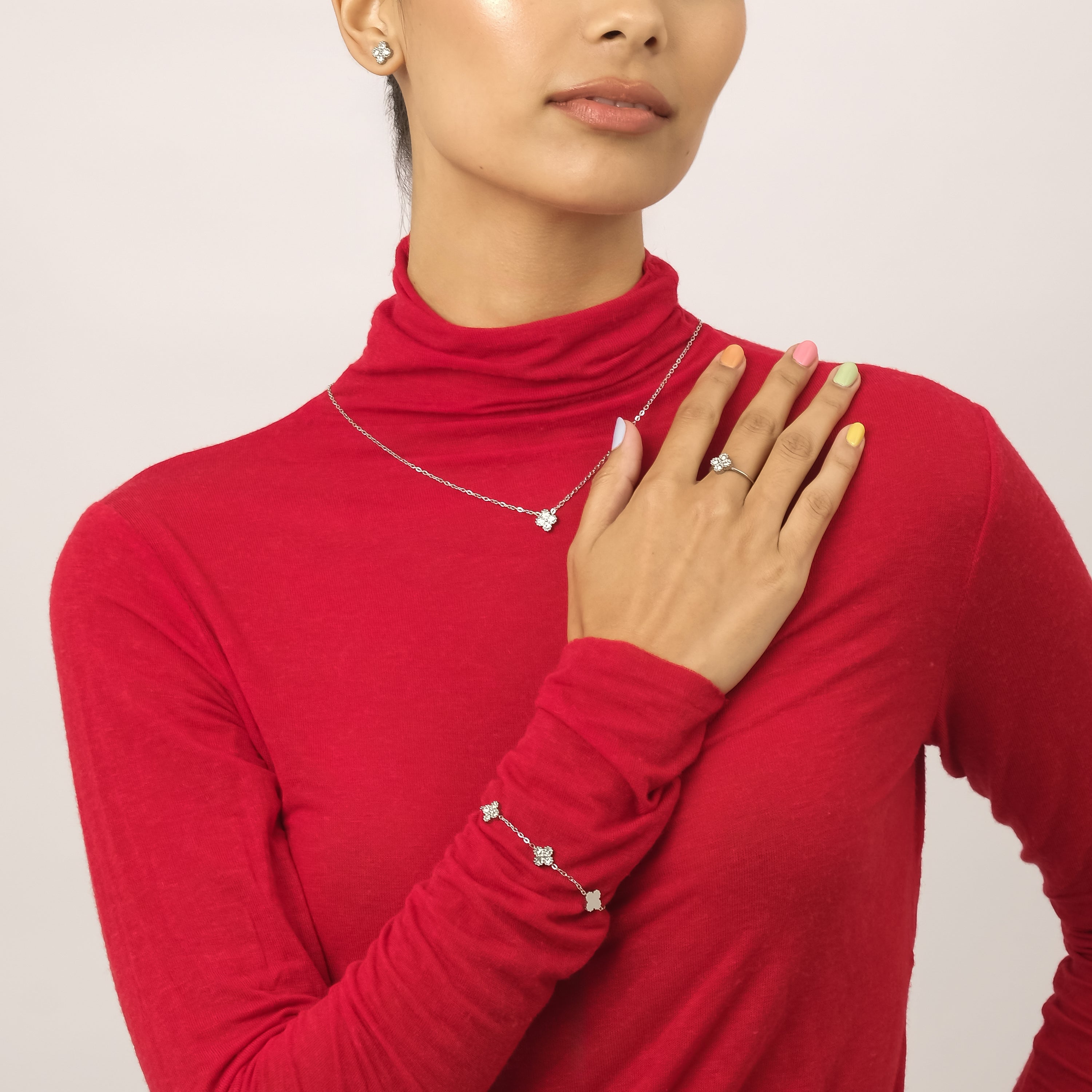Calo Tiny CZ Bracelet (Stainless Steel)
