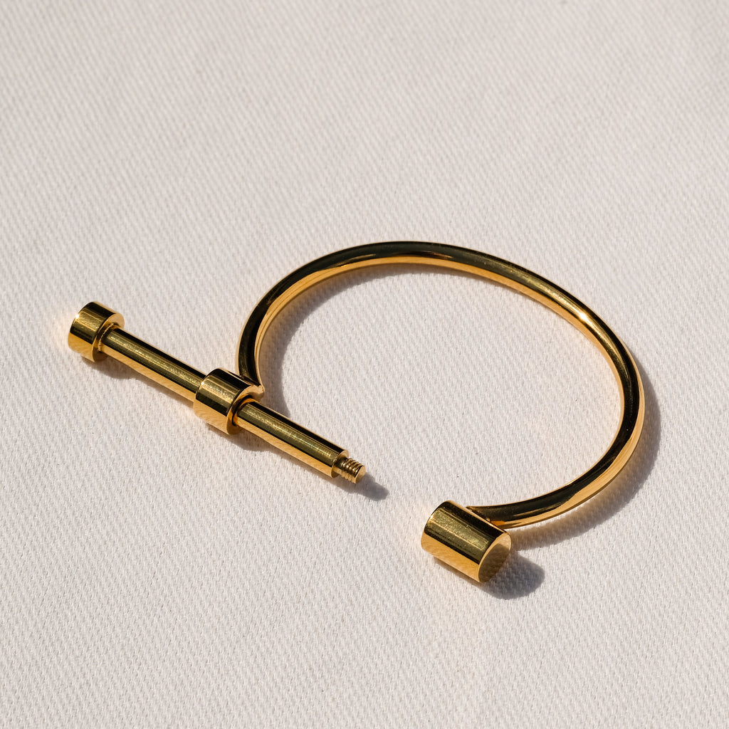 Fal Tiny Bangle (18K Gold Stainless Steel)