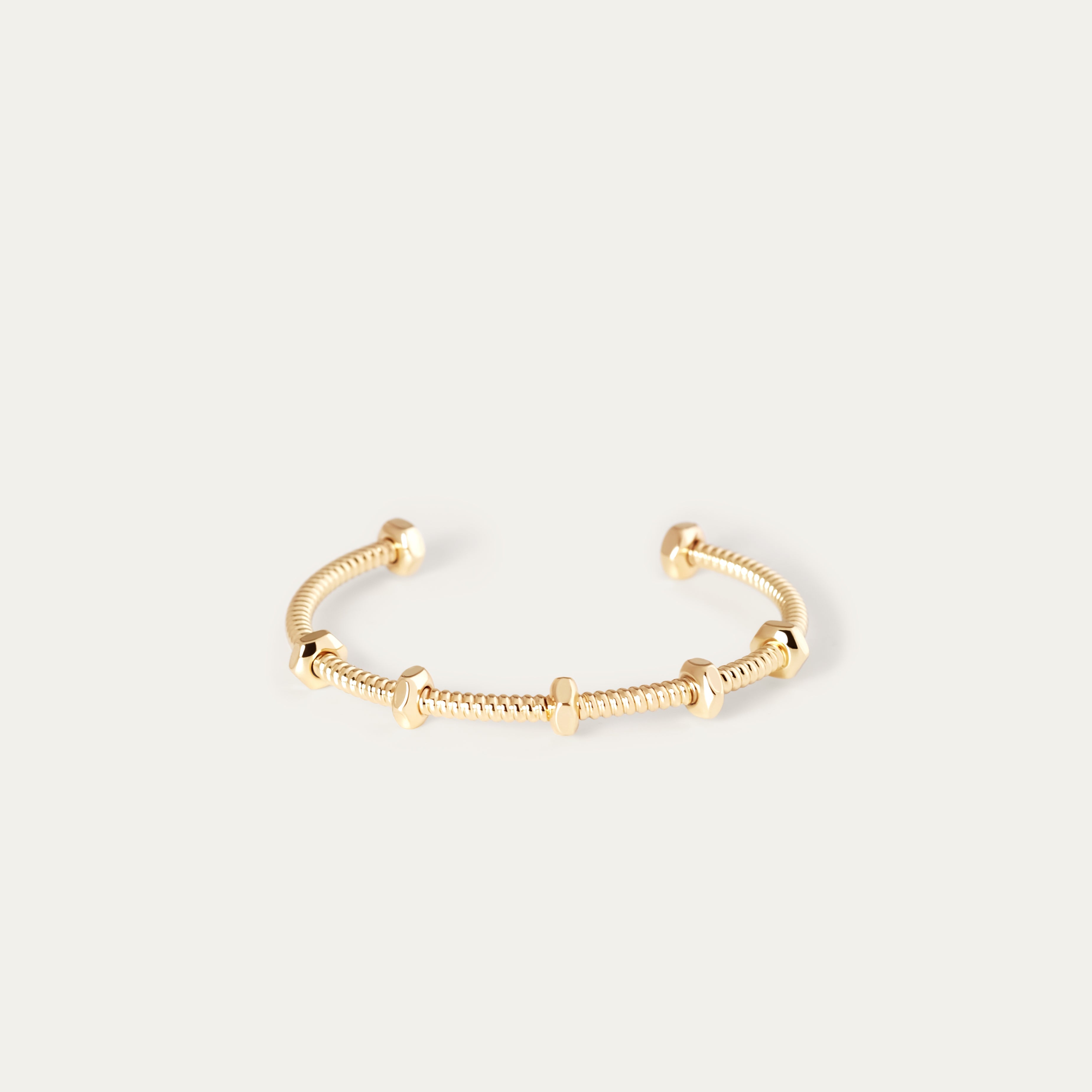 Sora Tiny Bangle (18K Gold Brass)